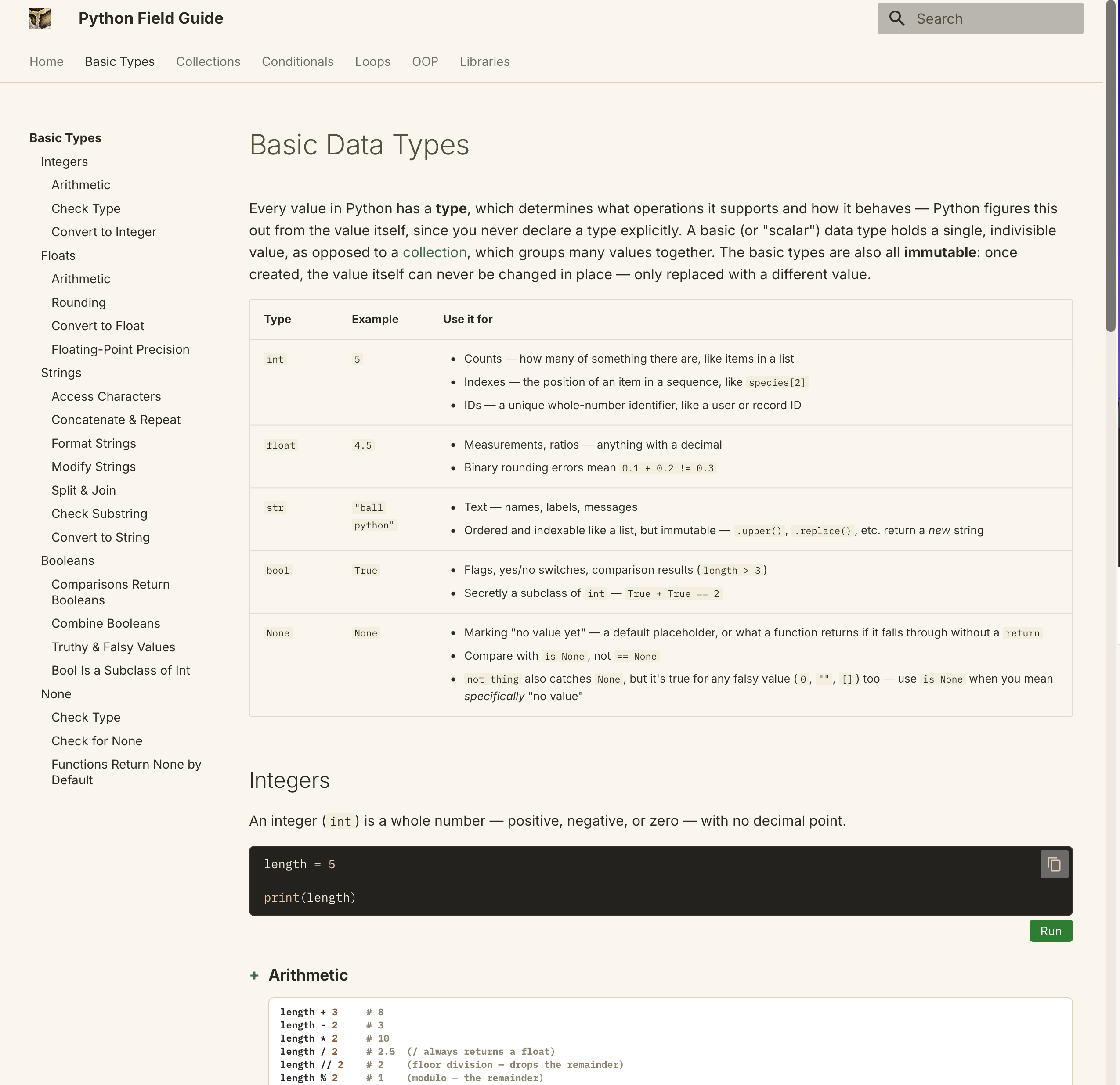 Python Field Guide .com